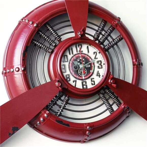 Metal Airplane Propeller Wall Decor,Vintage Aviation Wall Art - Picture 5 of 7